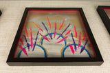 The Feathers of Neon by John Davis (3 x 15" x 15")